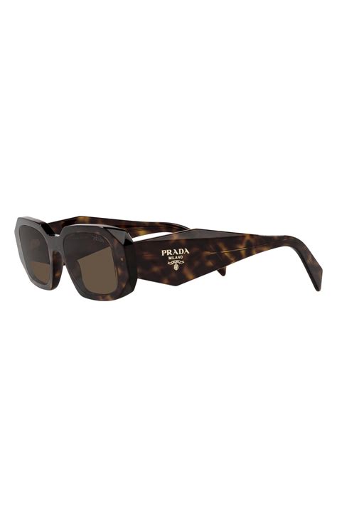 prada 49mm rectangle sunglasses|runway 49mm rectangle sunglasses Prada.